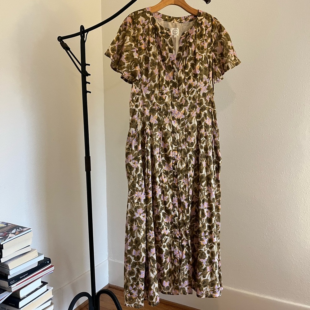 Floral Print Midi Dress
